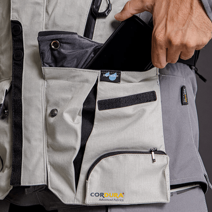 Campera LS2 Apollo Hombre Gris / Negro